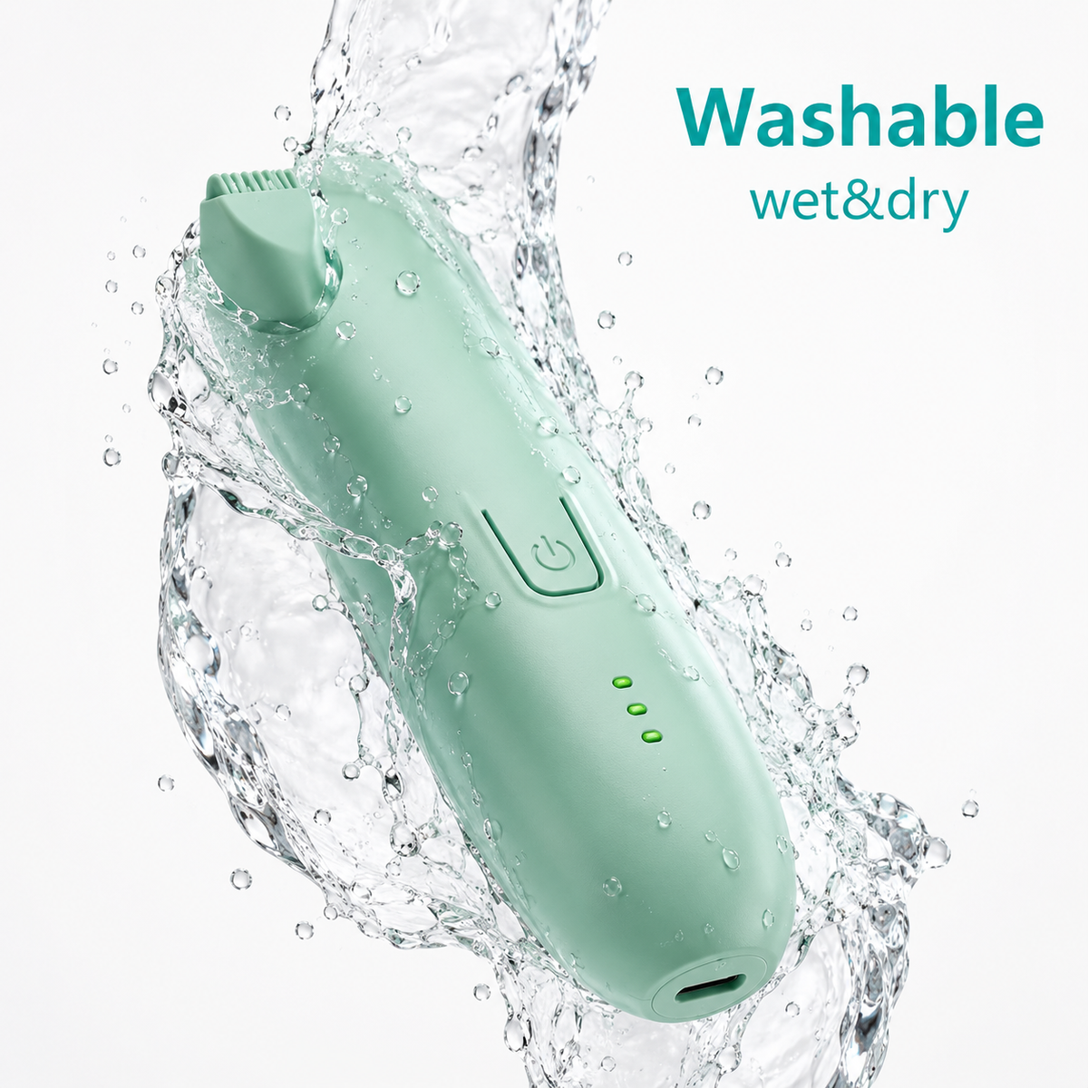 Kemei Wet & Dry Body Groomer for Men