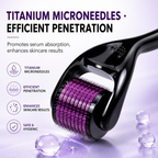 Titanium Derma Roller for Beard & Hair Growth
