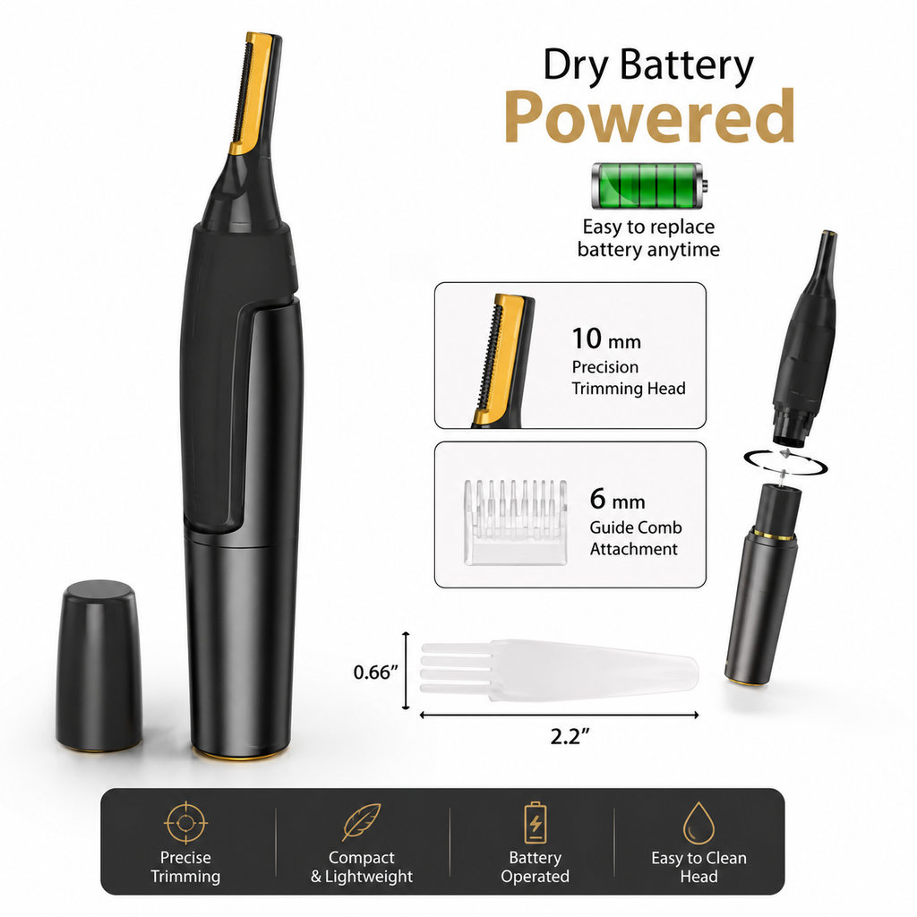 Portable Electric Nose & Ear Trimmer