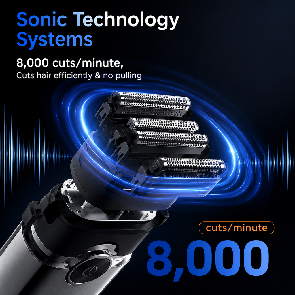 KENSEN 4D Electric Foil Shaver for Men