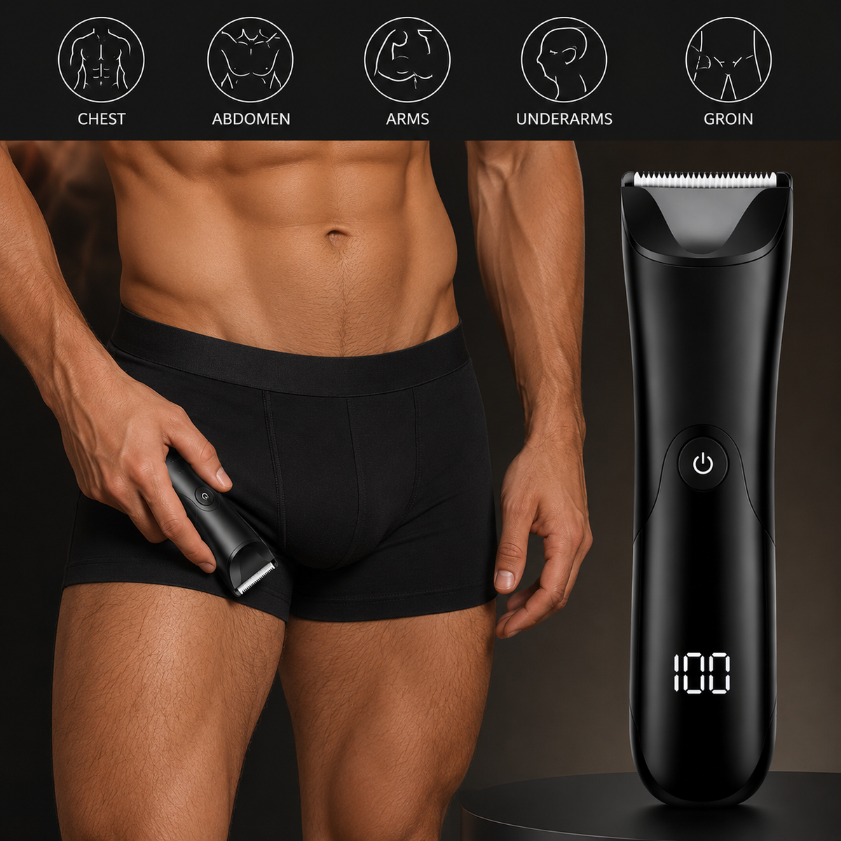 MIGUAN Men’s Body Hair Trimmer